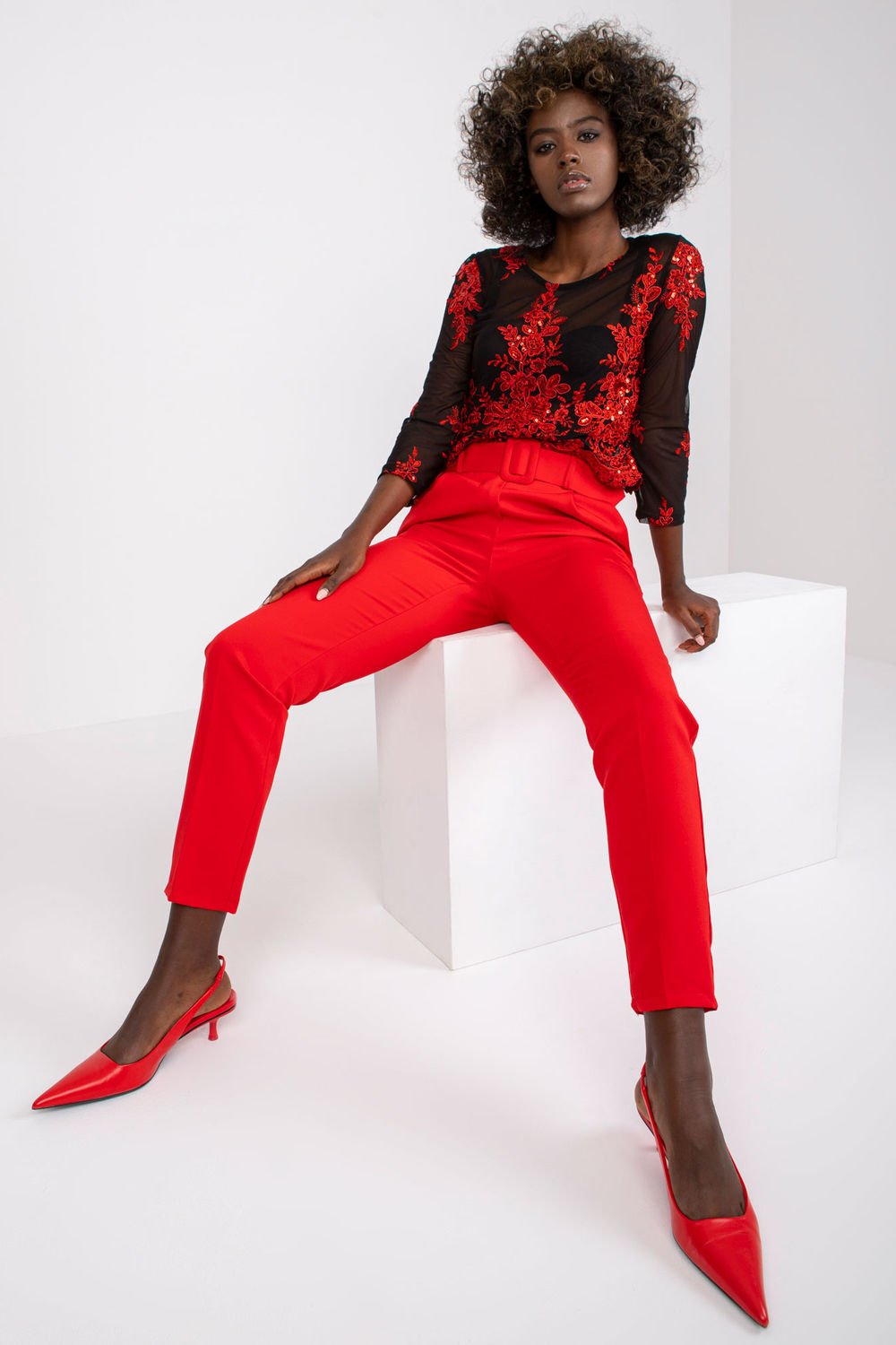 940700 Women trousers Italy Moda - Image 2