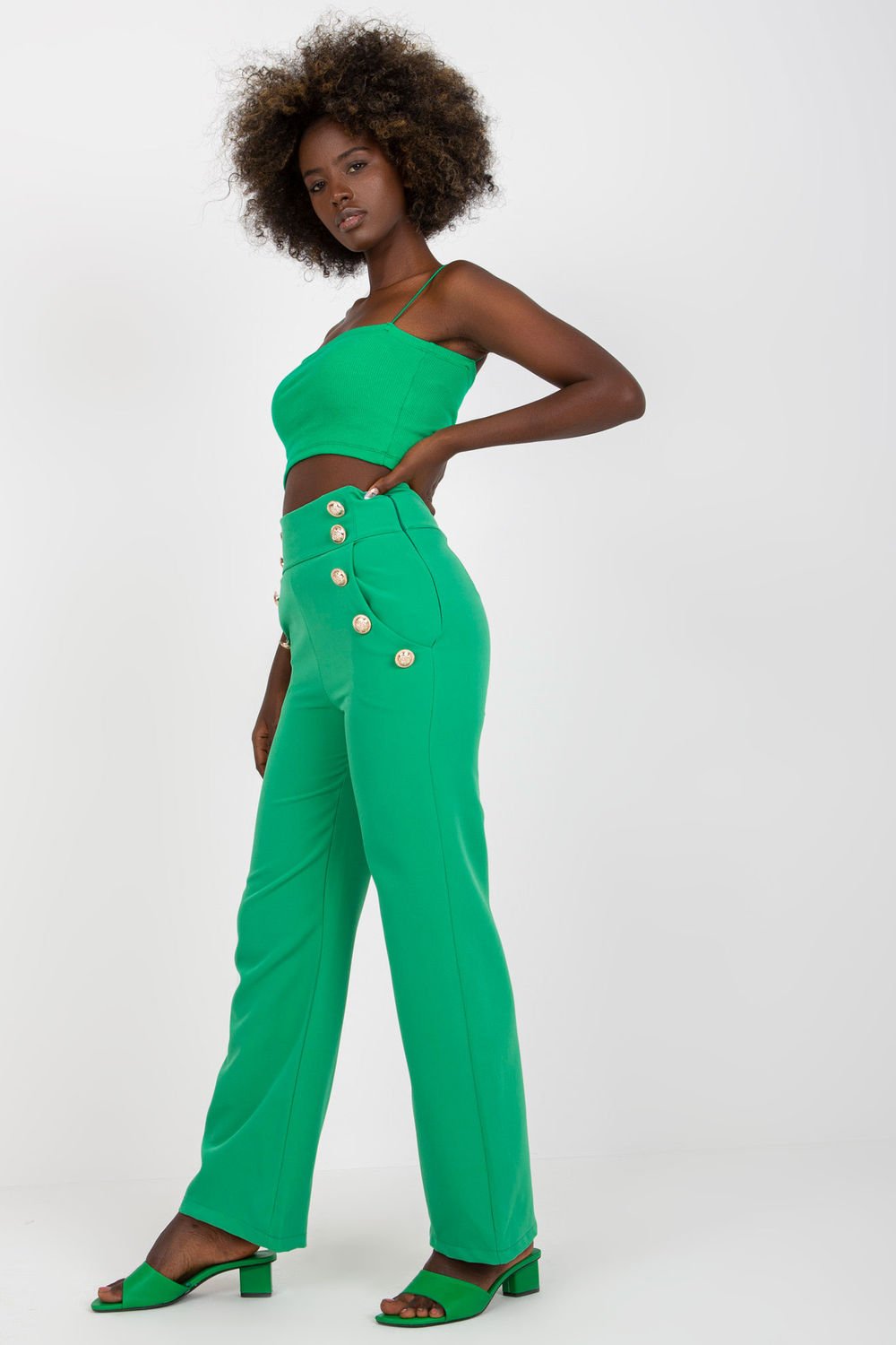 940941 Women trousers Italy Moda - Image 2