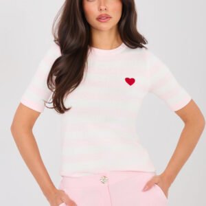 Short sleeve sweater model 224318 Factory Price