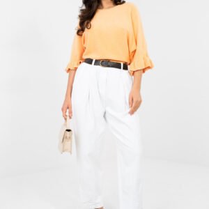 corduroy trousers model 224384 Italy Moda