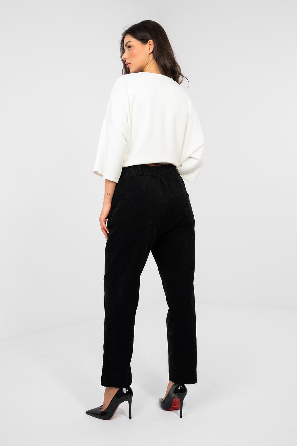 1115455 corduroy trousers Italy Moda - Image 3