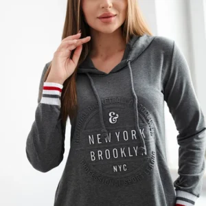 Brooklyn suknelė graphite melange