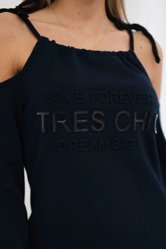 11903_3 Tres Chic tamsiai suknelė - Image 4