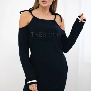 Tres Chic tamsiai suknelė