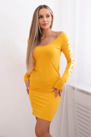 Nudažyta suknelė su
