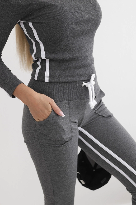 13545_4 Dvigubų juostelių grafitinis - Image 4