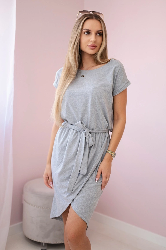 15092_3 Surišama suknelė su voku apačioje