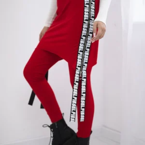 Kelnės / kostiumas su užrašu "selfie"