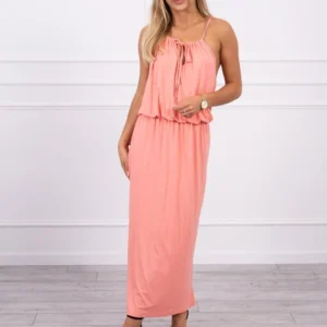 Boho suknelė su lašiša