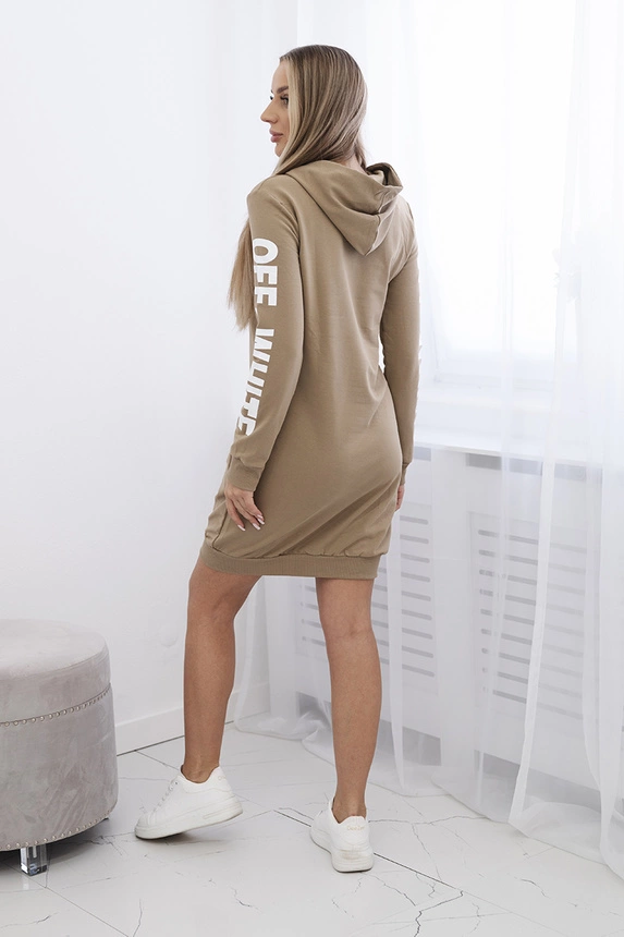 15797_2 Off White kupranugario suknelė - Image 3