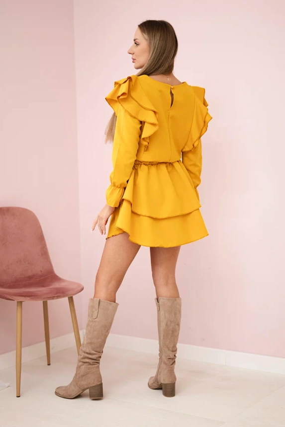 16100_4 Suknelė su vertikaliais raukiniais - Image 4