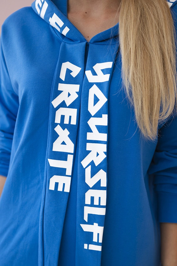 16419_4 Džinso suknelė su gobtuvu - Image 4