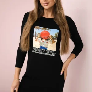 Medaus mergaitės spausdinta suknelė