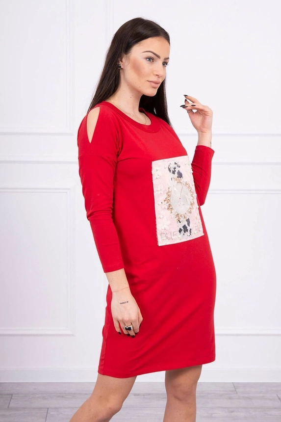 17069_3 3D grafinė suknelė su perlais