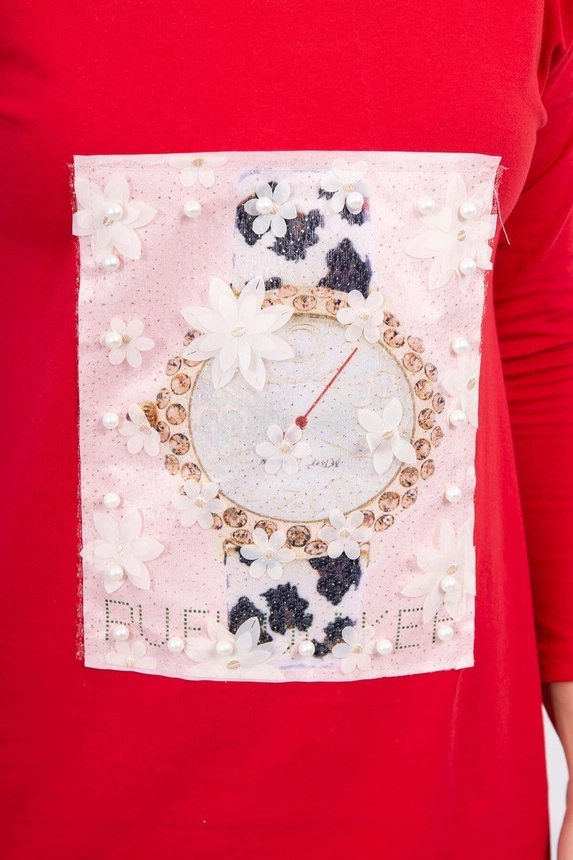 17069_4 3D grafinė suknelė su perlais - Image 4