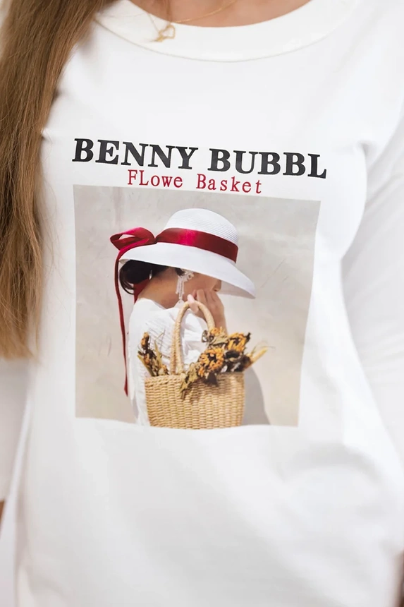 17129_2 Krepšelio rašto suknelė ecru - Image 3