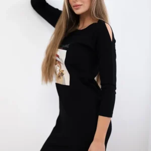 Krepšelio rašto suknelė