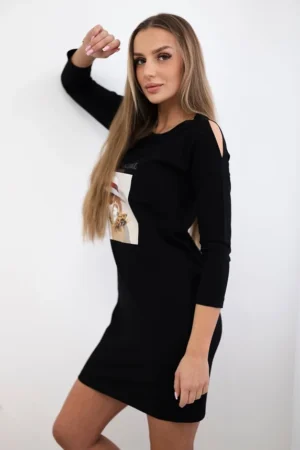 Krepšelio rašto suknelė