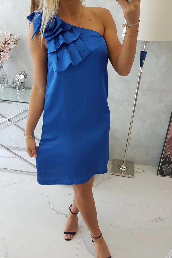 17321_6 Suknelė su lankeliu ant peties rugiagėlių - Image 5