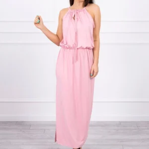 Boho suknelė su klostėmis