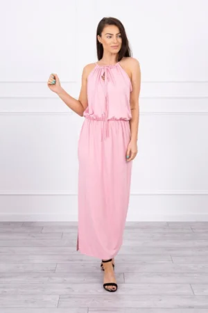 Boho suknelė su klostėmis