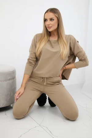 su oversize palaidine camel