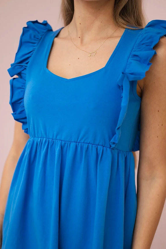 17656_3 Suknelė su raukiniais šonuose rugiagėlių - Image 4