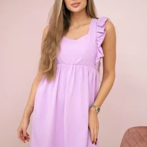 Suknelė su raukiniais šonuose