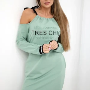 Tres Chic tamsiai suknelė