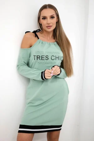 Tres Chic tamsiai suknelė