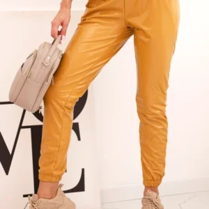 Dvisluoksnės kelnės su veliūru