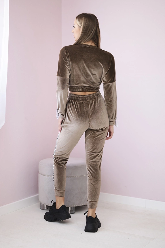 19500_2 Karalienės kapučino veliūro - Image 3