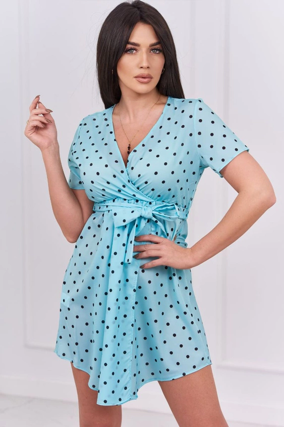 19913_11 taškuota suknelė