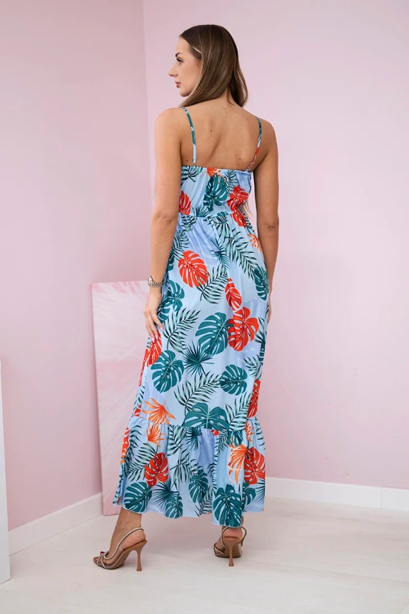 20098_2 suknelė su lapų motyvais - Image 3