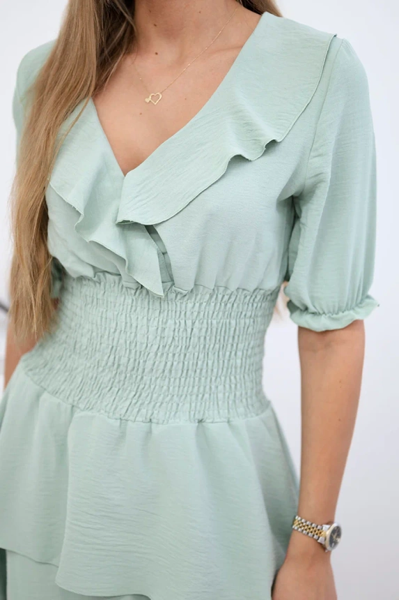 20103_4 Tamsiai liemens suknelė - Image 4