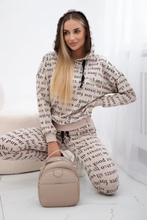 Spausdintas beige