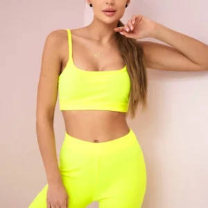 su palaidine viršų briaunotas neon