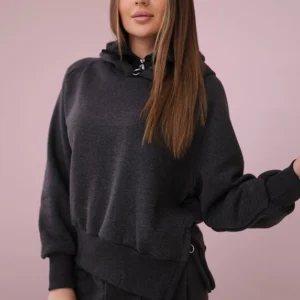 Apšiltintas golfas ir gobtuvas su gobtuvu