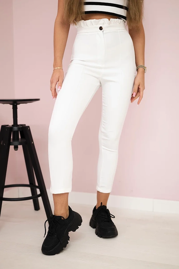 21812_4 Edge kelnės ecru - Image 2