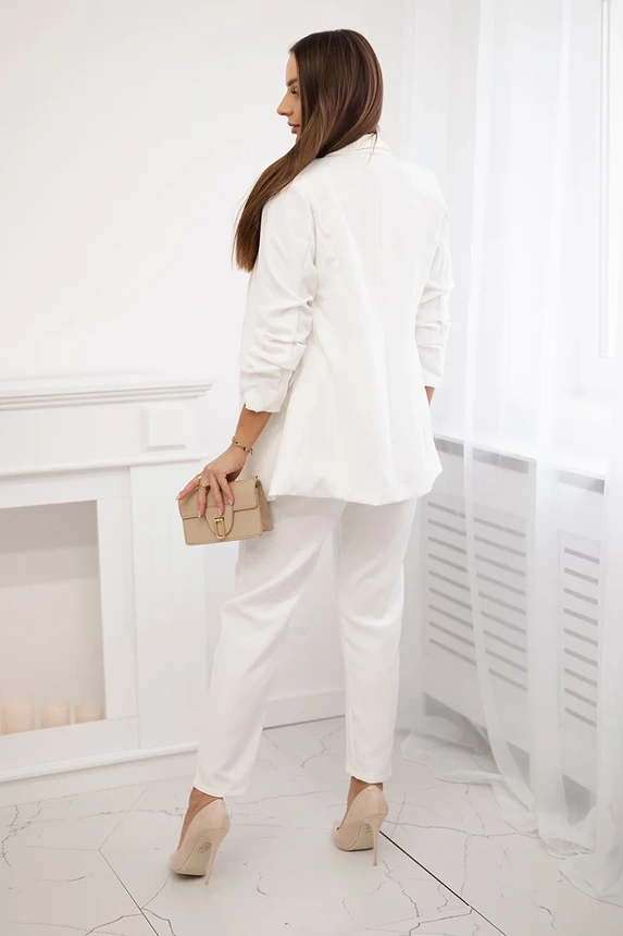 23839_2 Elegantiškas švarkelio ir kelnių ecru - Image 4