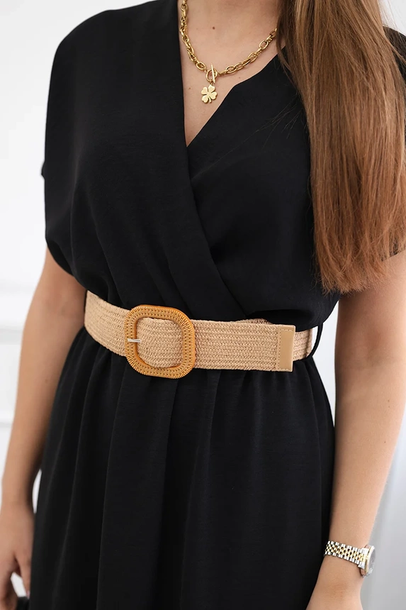 24055_5 Ilga suknelė su dekoratyviniu diržu - Image 5