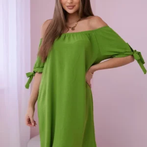 suknelė ant rankovių alyva