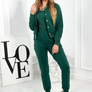 3 in 1 džemperis su presavimo smeigtukų + viršutinėmis + kelnėmis