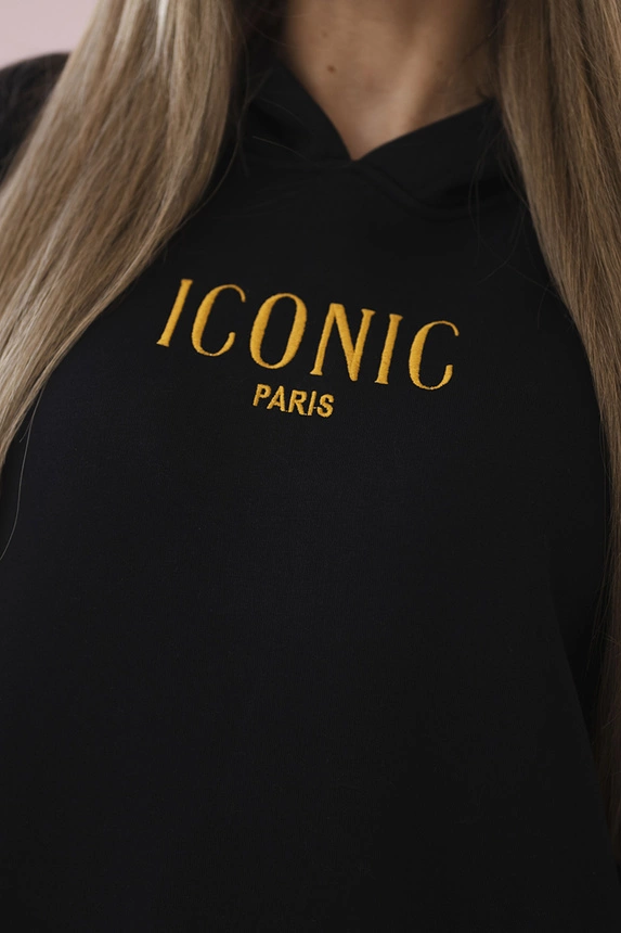 25934_4 Izoliuotas medvilnės , džemperis su siuvinėtomis + kelnės - Image 4