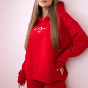 Izoliuotas medvilnės , džemperis su siuvinėtomis + kelnės