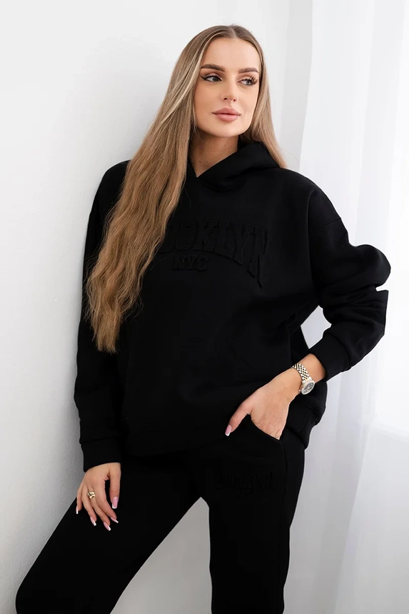 26627_3 Izoliuotas medvilnės , džemperis + kelnės Brooklyn