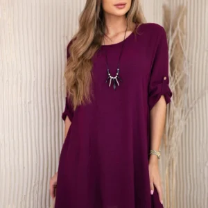 Palaidinės + kelnės su pakabuku slyva