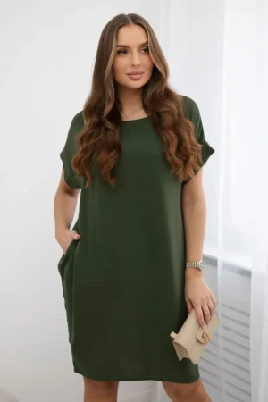 Suknelė su kišenėmis