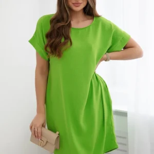 Suknelė su kišenėmis šviesiai