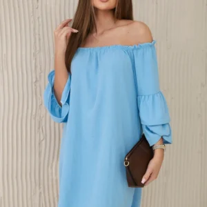 Ispaniška suknelė su maivymusi ant rankovės